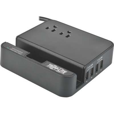 Tripp Lite 2 Outlet USB Charging Station With 6' Cord