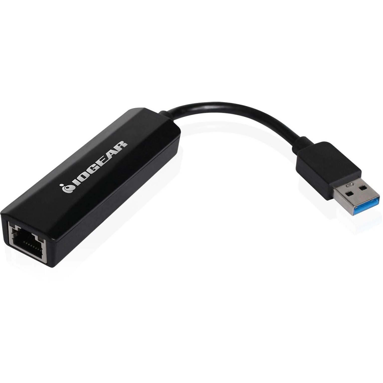 Iogear® RJ45 to USB 3.0 Gigabit Ethernet Adapter; Black