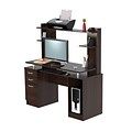 Inval America Computer Workcenter Wood Desk