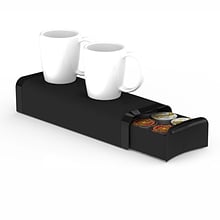 Mind Reader Slim Coffee Pod Storage Drawer For 12 K-Cup, Black (TRY03-BLK)