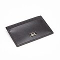 Royce Leather® RFID Blocking Slim Card Case Wallet, Black