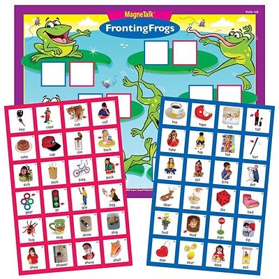 Super Duper Publications SAS128 MagneTalk Fronting Frogs Board Game