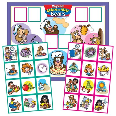 Super Duper Publications SAS88 MagneTalk Before and After Bears Board Game