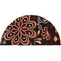 Surya Caesar CAE1116-24HM Hand Tufted Rug, 2 x 4 Semi-Circle