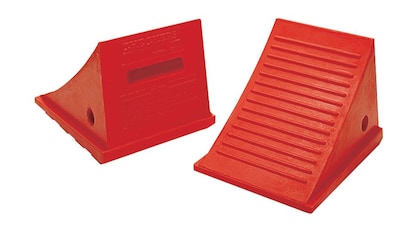 Checkers® Roadblock 4.5 lbs. Large Wheel Chock, Orange