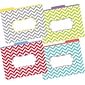 Barker Creek Letter 1/3-Cut Chevron Beautiful Decorative File Folder, Multi-Color, 12/Pack