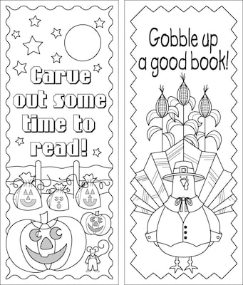 Barker Creek Celebrate Autumn Bookmark Set, 60/Pack