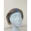 Keystone 75-25BFT-BLUE-1BX Latex Free Nylon 25 Hair Net, Blue, 144/Pack