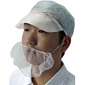 Keystone 112HPI-WHITE Latex Free Nylon 18 Beard Net, White, 1000/Box