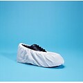 Keystone SC-CPE-HD-LG-1BAG Polyethylene Shoe Covers, White, 100/Pack