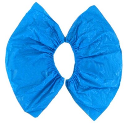 Keystone SC-CPE-HD-XL-BL-1BAG Polyethylene Shoe Covers, Blue, 100/Pack