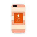 Centon OTM™ Critter Collection Orange Stripes Case For iPhone 5, Penguin - X