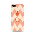 Centon OTM™ Critter Collection Orange Zig/Zag Case For iPhone 5, Penguin - A