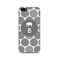 Centon OTM™ Critter Collection Gray Dots Case For iPhone 5, Elephant - B