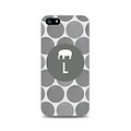 Centon OTM™ Critter Collection Gray Dots Case For iPhone 5, Elephant - L
