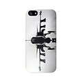 OTM iPhone 5 White Glossy Case, Rugged Collection, Airplane