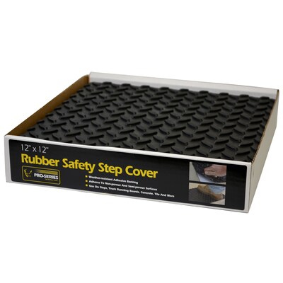 Buffalo Tools Pro Series Adhesive Rubber Step Cover, 12 x 12, Multicolor