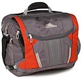 High Sierra Nylon BT TSA Messenger Bag; 20 x 13.5 Charcoal, Lava, Silver & Black