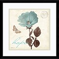 Amanti Art Touch of Blue III Hope Framed Art Print by Katie Pertiet, 17.13H x 17.13W