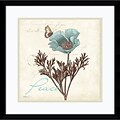 Amanti Art Touch of Blue I Peace Framed Art Print by Katie Pertiet, 17.13H x 17.13W