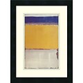 Amanti Art Number 10, 1950 Framed Art Print by Mark Rothko, 18H x 13.63W