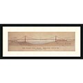 Amanti Art Golden Gate Bridge Framed Art Print by Craig S. Holmes, 17H x 40W