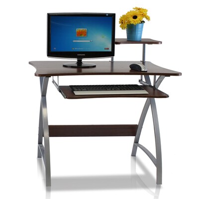 Furinno Office Computer Desk Metal Wood Quill Com