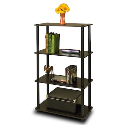 Furinno® Shelf Display Rack; Espresso & Black