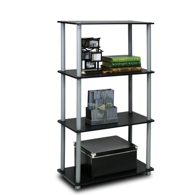 Furinno® Shelf Display Rack; Black & Grey