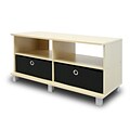 Furinno® 33.25 x 37.8 Wood Entertainment Center with 2 Bin Drawer
