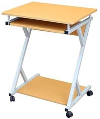 Hodedah HIS828 Modern Wood/ Metal Computer Desk, Beech