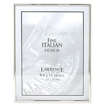 Lawrence Frames 650081 Silver Metal 8-1/2 x 11 Picture Frame