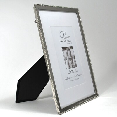 Lawrence Frames 710780 Silver Metal 8 x 10" Picture Frame