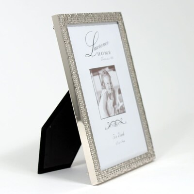 Lawrence Frames 710857 Shimmer Silver Metal 7.52" x 5.55" Picture Frame