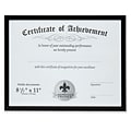 Lawrence Frames 8.5 x 11 Aluminum Document Frame, Black (240081)