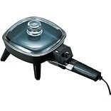 Brentwood® 600 W 6 Non-Stick Electric Skillet With Glass Lid, Black (BTWSK45)