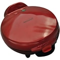 Brentwood® 900 W 6-Portion Non-Stick Quesadilla Maker; Red