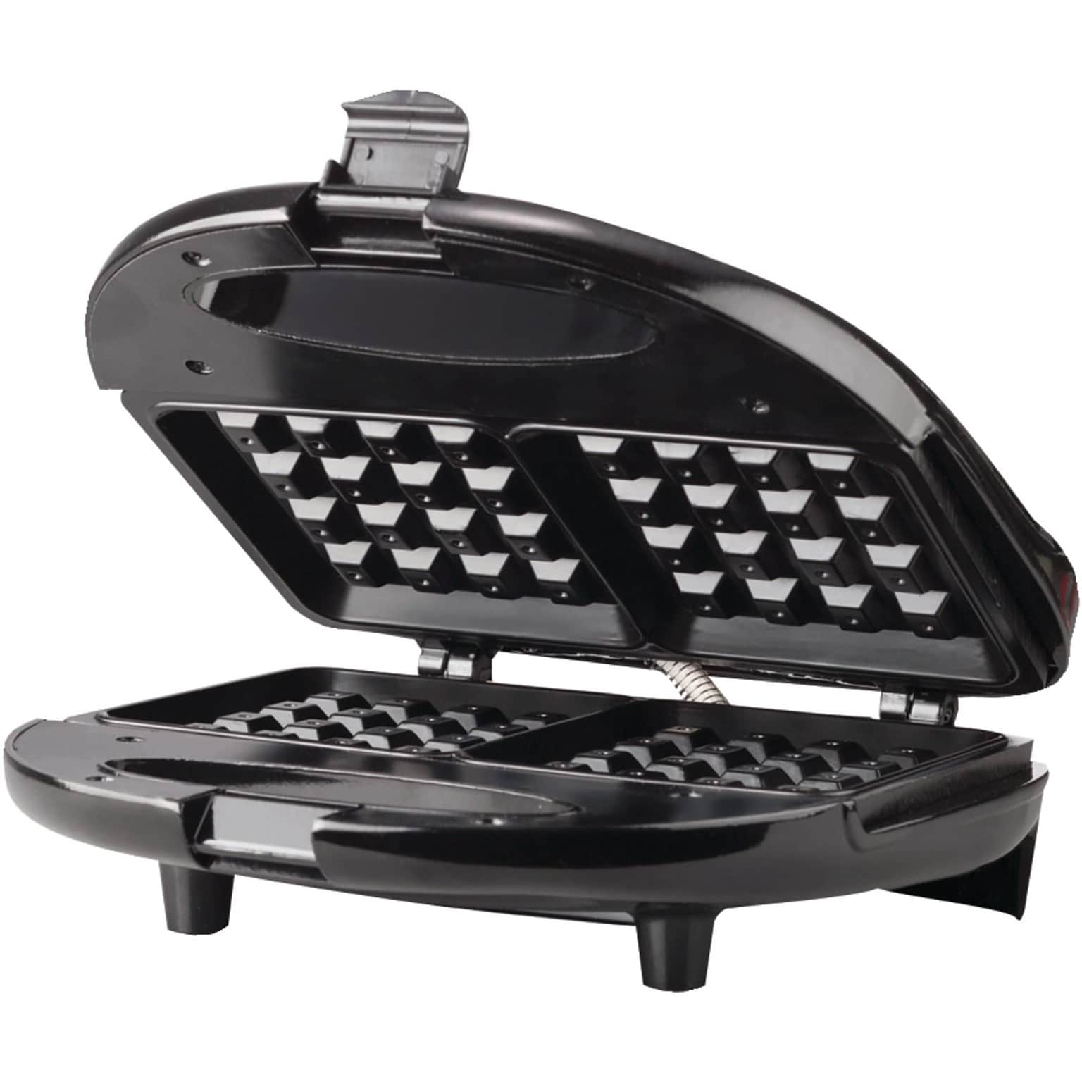 Brentwood Dual Non-Stick Waffle Maker, Black/Stainless Steel (TS-243)