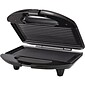 Brentwood® 650 W Non-Stick Panini Maker; Black/Stainless Steel