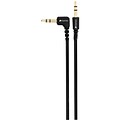 Kanex® 6 Flat Angled Stereo Male to Male Auxiliary Cable, Black