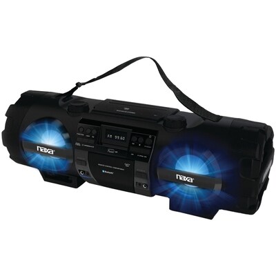 Naxa® NPB-262 MP3/CD Bass Reflex Boombox and PA System With Bluetooth