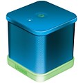 iSound® iGlowSound Cube Portable Wired Speaker, Blue
