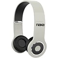 Naxa® NE-932 Bluetooth Wireless On-Ear Headphones, White