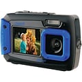 Coleman® Duo2 2V9WP Dual-Screen Waterproof Digital Camera, 20 MP, Blue