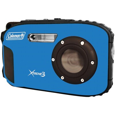 Coleman® Xtreme3 C9WP Waterproof Digital Camera, 20 MP, Blue
