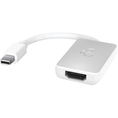 Kanex® iAdapt® V2 Mini Displayport To HDMI Adapter With Audio Support, White