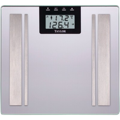 Taylor Body Fat Digital Scale; Silver