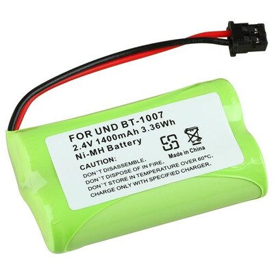 Insten® 316583 1400mAh 2.4 V Ni-MH Cordless Phone Battery For Uniden BT-1007