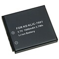 Insten® 212150 3.7 V 1000mAh Rechargeable Li-ion Battery For Kodak KLIC-7001; Black