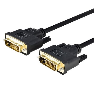 Insten® 10 DVI-D Male/ Male Digital Dual Link Cable, Black